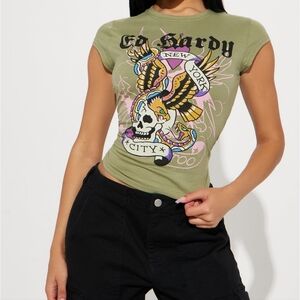 NWT large Ed hardy baby tee